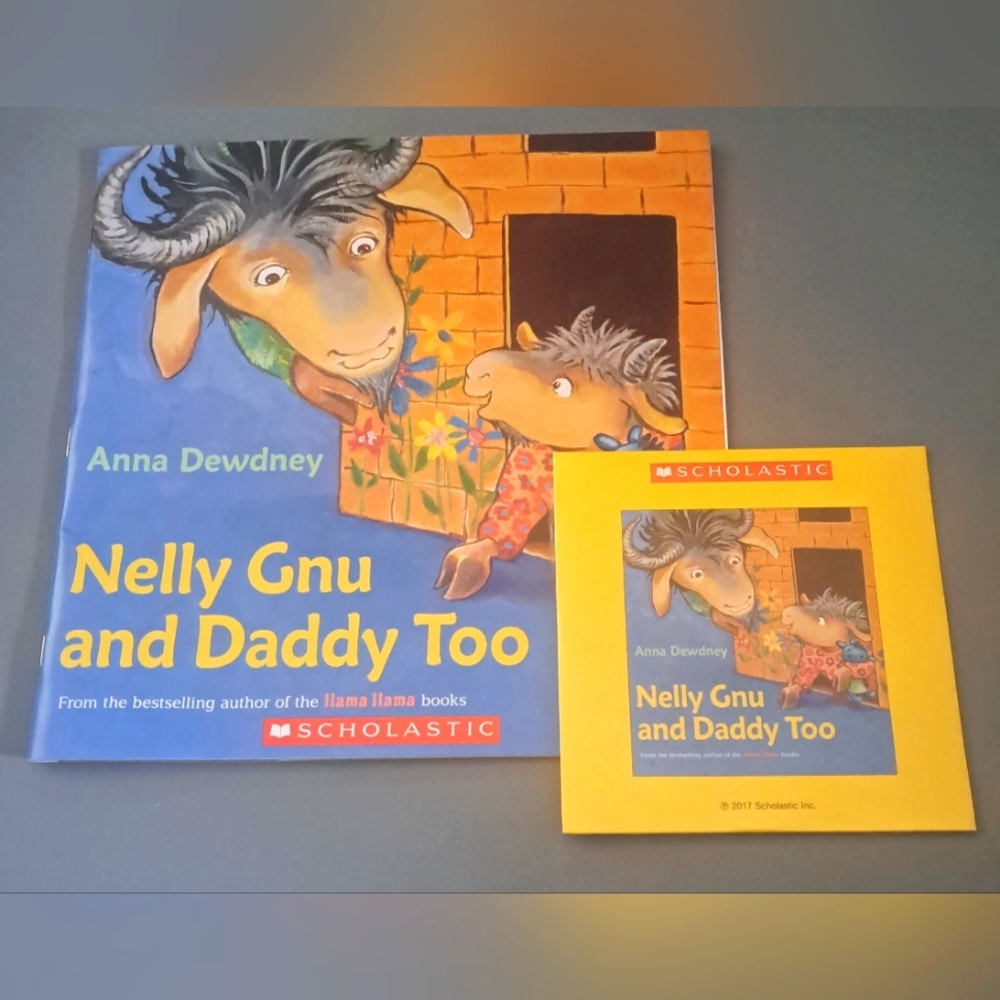 New Scholastic Nelly Gnu and Daddy Too Book and CD Set